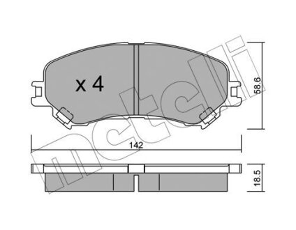 Фото автозапчастини автозапчасть Metelli 2211110