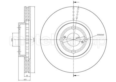 Фото автозапчасти автозапчасть Metelli 230638C