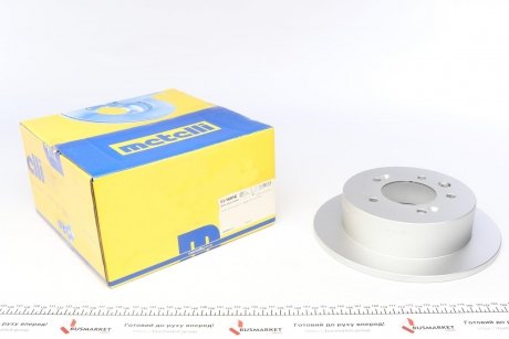 Диск тормозной (задний) Hyundai Elantra I/II 1.6CRDi/CVVT/2.0/2.0CVVT 00-11 (261.9x10) (с покрытием) Metelli 23-1691C