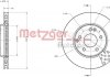 Диск тормозной (передний) MB C-class (W202/W203/CL203/S202/S203)/E (W210/S210) 96-07 (288x25) METZGER 6110024 (фото 1)
