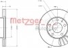 Диск гальмівний (передній) Citroen Jumper/Fiat Ducato/Peugeot Boxer 1.4t 94- (280x24) METZGER 6110104 (фото 1)