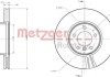 Диск гальмівний (передній) BMW 5 (E60/E61)/6 (E63) 03- (324x30) METZGER 6110208 (фото 1)