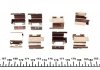 Комплект гальмівних колодок передня CITROEN BERLINGO, C3 I, C4, C4 I, XSARA, XSARA PICASSO; PEUGEOT 1007, 206, 207, 307, PARTNER 1.4-2.0D 02.98- MEYLE 025 236 0019/PD (фото 2)