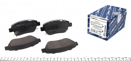 Колодки тормозные (передние) Fiat Doblo 01- (122.9x53.3x18) (без датчика) (Bosch) MEYLE 025 237 0718 (фото 1)