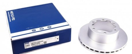 Гальмівний диск задня ліва/права (високовуглецевий) MERCEDES SPRINTER 4,6-T (B906), SPRINTER 5-T (B906), SPRINTER 5-T (B907); Volkswagen CRAFTER 30-35, CRAFTER 30-50 1.8-3.5 04.06- MEYLE 083 523 2099/PD (фото 1)
