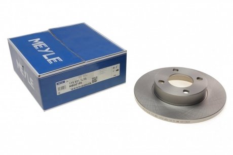 Тормозной диск передняя левая/правая AUDI 100 C3, 80 B3, 90 B3 1.4-2.0D 08.82-10.91 MEYLE 115 521 1014 (фото 1)