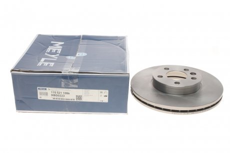 Гальмівний диск передня ліва/права FORD GALAXY I; SEAT ALHAMBRA; Volkswagen SHARAN, TRANSPORTER IV 1.8-2.8 03.95-03.10 MEYLE 115 521 1086 (фото 1)