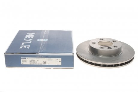 Тормозной диск передняя левая PORSCHE CAYENNE; Volkswagen TOUAREG 3.0D-4.2D 10.02-03.18 MEYLE 115 521 1101 (фото 1)