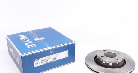 Тормозной диск передняя левая/правая AUDI 80 B4, CABRIOLET B4, COUPE B3 1.6-2.6 10.88-08.00 MEYLE 115 521 1110 (фото 1)