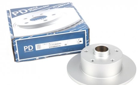 Гальмівний диск задня ліва/права AUDI A4 B5 1.6-2.8 11.94-09.01 MEYLE 115 523 0016/PD