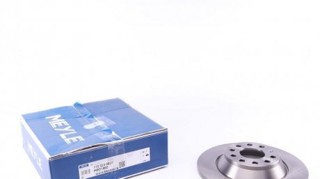 Тормозной диск задняя левая/правая AUDI A6 C6 2.0-4.2 05.04-08.11 MEYLE 115 523 0027 (фото 1)