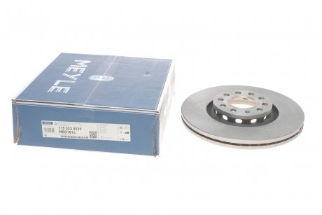 Тормозной диск передняя левая/правая AUDI A4 B6, A4 B7, A6 C5; SEAT EXEO, EXEO ST; SKODA SUPERB I; Volkswagen PASSAT B5, PASSAT B5.5 1.6-4.2 08.96-05.13 MEYLE 115 523 0039 (фото 1)