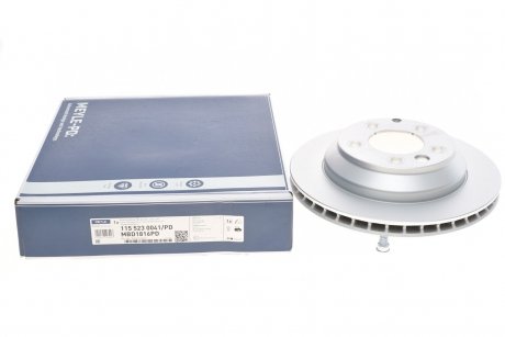 Гальмівний диск задня ліва/права (з гвинтами) AUDI Q7; PORSCHE CAYENNE; Volkswagen TOUAREG 3.0-6.0D 09.02- MEYLE 115 523 0041/PD (фото 1)