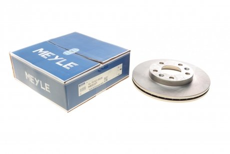 Гальмівний диск передня ліва/права DACIA DUSTER, DUSTER/SUV; RENAULT MEGANE IV 1.2-1.6LPG 04.10- MEYLE 16-15 521 0028 (фото 1)