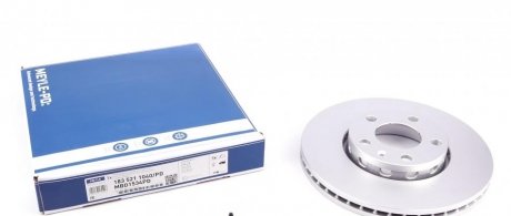 Тормозной диск передняя левая/правая (высокоуглеродистая; с винтами) AUDI 100 C4, A4 B5, A4 B6, A4 B7, A6 C4, A6 C5; SEAT EXEO, EXEO ST; SKODA SUPERB I; Volkswagen PASSAT B5, PASSAT B5.5 1.6-4.2 12.90-05.13 MEYLE 183 521 1040/PD