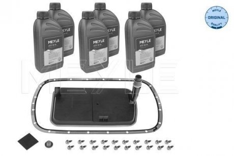 Гидравлический фильтр с прокладкой АКПП, масло (5L40E) BMW 3 (E46), 5 (E39), X3 (E83) 2.0D/2.5D/3.0D 02.98-07.06 MEYLE 3001350403