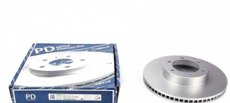 Гальмівний диск передня ліва/права LEXUS GX; TOYOTA LAND CRUISER, LAND CRUISER PRADO 3.0D-4.7 11.01- MEYLE 30-15 521 0129/PD