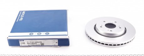 Гальмівний диск передня ліва/права HONDA CR-V III, CR-V IV 1.6D-2.4 06.06- MEYLE 31-15 521 0055/PD