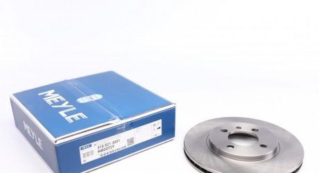 Тормозной диск передняя левая/правая BMW 3 (E30), Z1 1.6-2.7 09.82-06.94 MEYLE 315 521 3001 (фото 1)