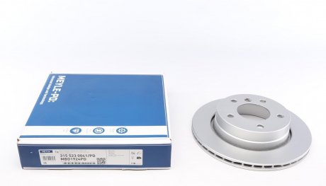 Гальмівний диск задня ліва/права (з гвинтами) BMW 3 (E36), 3 (E46) 1.8-2.8 01.95-12.07 MEYLE 3155230041PD