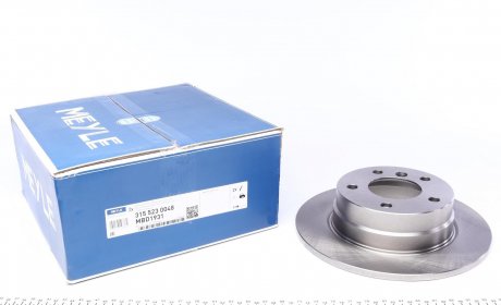Тормозной диск задняя левая/правая BMW 1 (E81), 1 (E87) 1.6/2.0/2.0D 06.04-12.11 MEYLE 3155230048