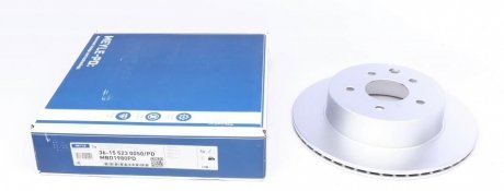 Тормозной диск задняя левая/правая NISSAN JUKE, LEAF, QASHQAI I, SKYLINE, X-TRAIL; RENAULT KOLEOS I 1.5D-Electric 02.01- MEYLE 36-15 523 0050/PD