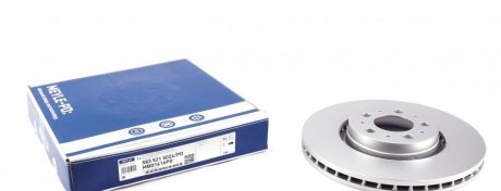 Тормозной диск передняя левая/правая (высокоуглеродистая) VOLVO S60 I, XC90 I 2.0-4.4 07.00-12.14 MEYLE 583 521 5024/PD (фото 1)