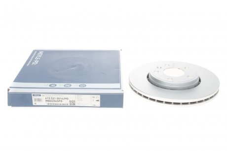 Тормозной диск передняя левая/правая (с винтами) NISSAN PRIMASTAR; OPEL VIVARO A; RENAULT TRAFIC II 1.9D-2.5D 03.01- MEYLE 615 521 0014/PD (фото 1)