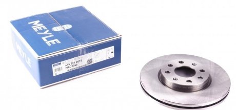 Гальмівний диск передня ліва/права FIAT GRANDE PUNTO, PUNTO, PUNTO EVO; OPEL ADAM, CORSA D, CORSA E 0.9-1.4LPG 06.05- MEYLE 615 521 0015 (фото 1)