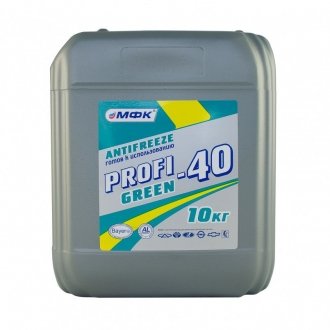 Антифриз PROFI-40 Green (-30 С), 9,3кг МФК 4820250120770 (фото 1)