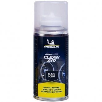 Воздухоочиститель Clean Air (aerosol) Black Scent, 150мл (шт.) MICHELIN W32705
