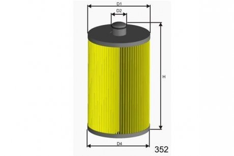 Топливный фильтр MISFAT F012 (фото 1)