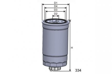 Топливный фильтр MISFAT M351A (фото 1)