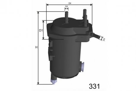Фільтр палива MISFAT F114A