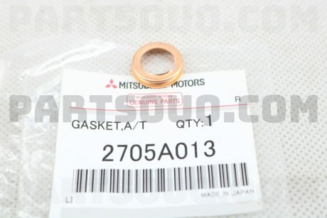 Кольцо уплотнительное MITSUBISHI 2705A013