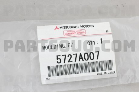 Фото автозапчастини молдинг передньої двері MITSUBISHI 5727A007