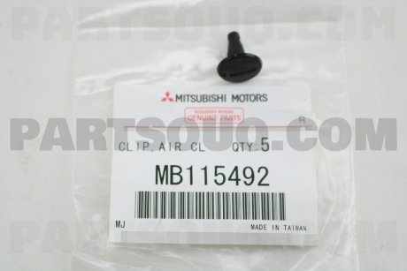 Фото автозапчасти клипса крепежная MITSUBISHI MB115492