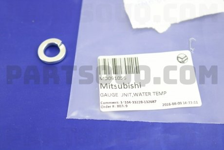 Датчик температури двигуна MITSUBISHI MD091056