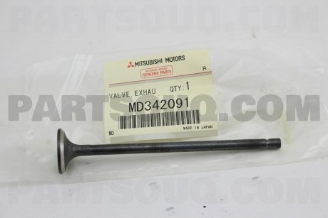 Фото автозапчасти клапан випускний MITSUBISHI MD342091