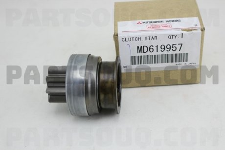 Фото автозапчасти бендикс стартера MMC - MITSUBISHI MD619957