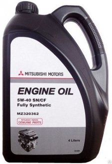 Моторне масло ENGINE OIL 5W-40 (MZ320361,) MITSUBISHI MZ320362 (фото 1)
