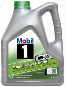 Фото автозапчасти олива моторна MOBIL1 ESP 0W30 4л MOBIL 0W30 M1 ESP 4L