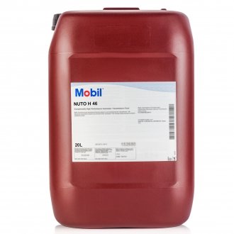 Гидравлические масло Nuto H 46 20л MOBIL 111451 (фото 1)