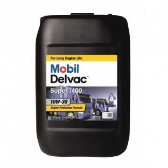Моторное масло Delvac Super 1400 10W-30 20л MOBIL 123 (фото 1)