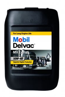 Фото автозапчасти моторное масло Delvac MX Extra 10W-40 20л MOBIL 144718