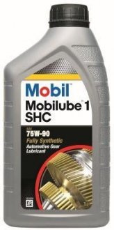 Фото автозапчастини масло Мобил M-LUBE 1 SHC 75W90 GL-4/5 1L MOBIL 152659 (фото 1)