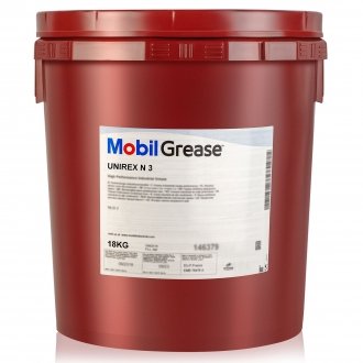Высокотемпературная пластичная смазка Unirex N3 18 кг MOBIL 152926