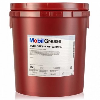 Литиевая смазка Mobilgrease XHP 322 Mine 18 кг с дисульфидом молибдена MOBIL 4856 (фото 1)