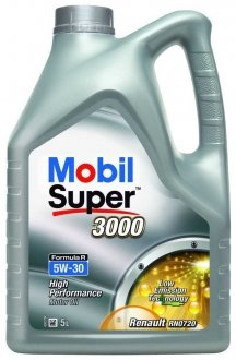Олива моторна SUPER 3000 FORMULA R 5W30 5л MOBIL 5W30 3000 F-R 5L (фото 1)