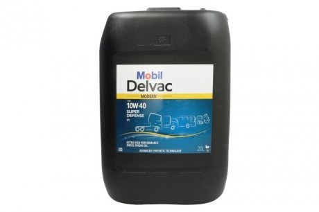 Фото автозапчасти олива для двигуна MOBIL DELVAC M 10W40 S.D.V1 20L